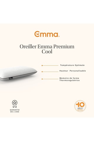 2 oreillers Premium Cool Pillow Emma