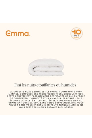Couette Nuage Emma - Légère - Blanc