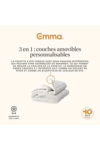 Couette 4 saisons Emma - Blanc