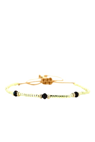 Bracelet Nina - Doré et noir
