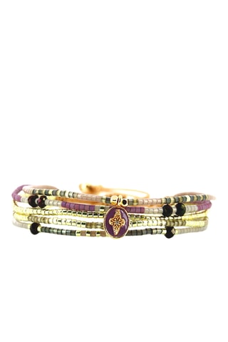 Bracelet Joy - Doré et noir