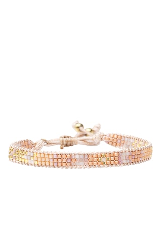 Bracelet Lina - Doré et rose poudré