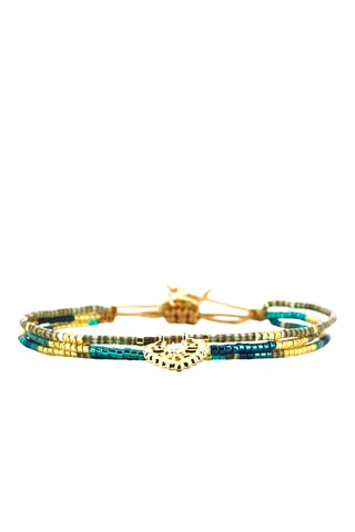 Bracelet Saly - Turquoise et doré