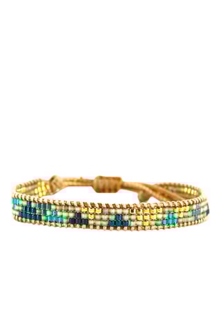 Bracelet Célia - Doré et bleu