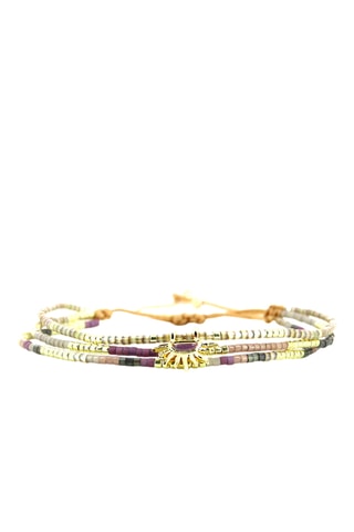 Bracelet Ava - Doré et violet