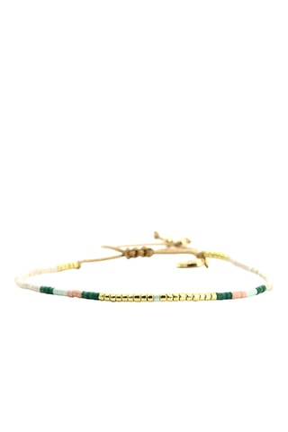 Bracelet Alice - Doré et vert émeraude