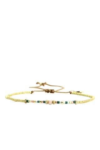 Bracelet Julia - Doré et vert émeraude