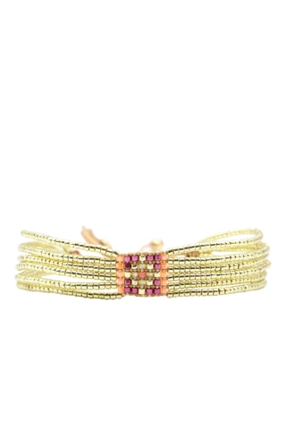 Bracelet multi-rangs Keira - Doré