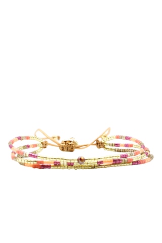 Bracelet multi rangs Agathe - Doré