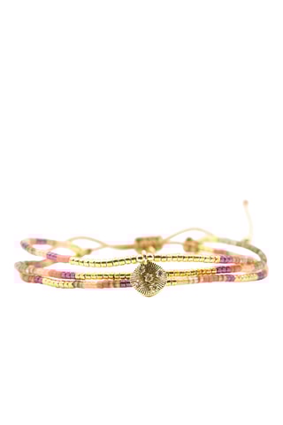 Bracelet multi-rangs Emy - Doré