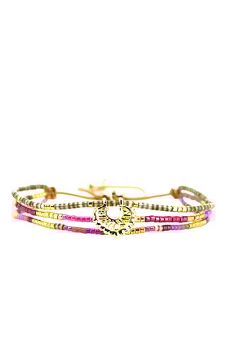 Bracelet Saly - Rose et doré