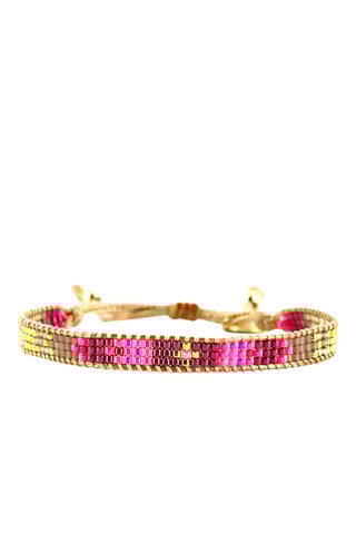 Bracelet Lina - Rose et doré