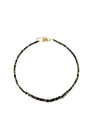 Collier Alison - Turquoises, hématites et bronzites
