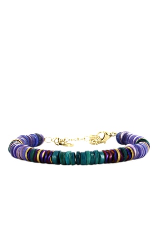 Bracelet - Nacre Heishi et hématites