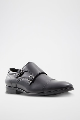 Derbys à boucles en cuir Holtlanflex - Noir