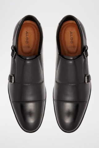 Derbys à boucles en cuir Holtlanflex - Noir