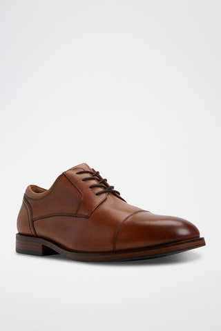 Derbys en cuir Wriggle - Camel
