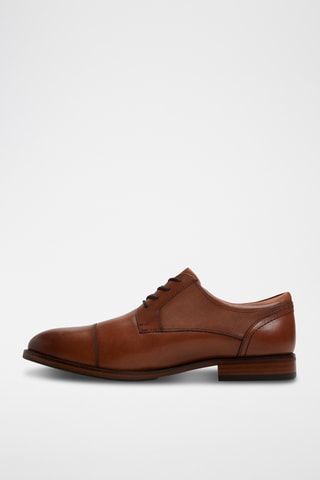 Derbys en cuir Wriggle - Camel
