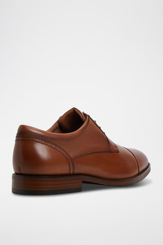 Derbys en cuir Wriggle - Camel