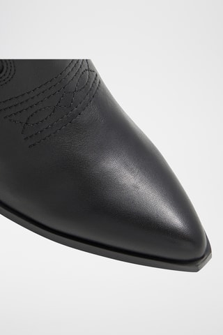 Bottes en cuir Alamo - Noir