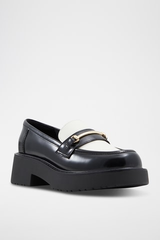 Mocassins Grundgens - Blanc et noir