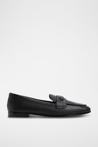 Mocassins en cuir de mouton Joana - Noir