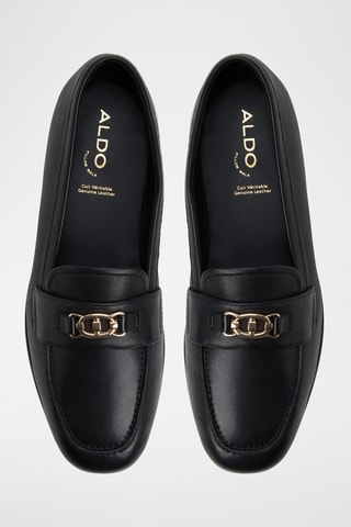 Mocassins en cuir de mouton Joana - Noir