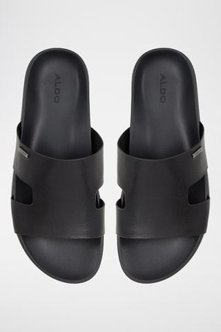 Mules en cuir de chèvre Mondi - Noir