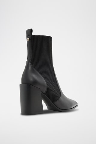Bottines en cuir Ganina - Noir