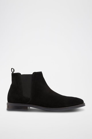 Bottines Chelsea en nubuck Gweracien - Noir