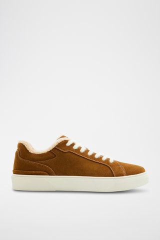 Baskets fourrées en nubuck Willio - Camel