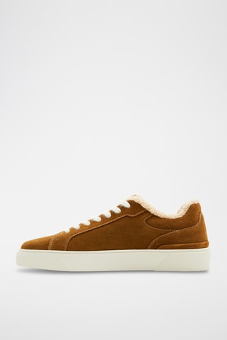 Baskets fourrées en nubuck Willio - Camel