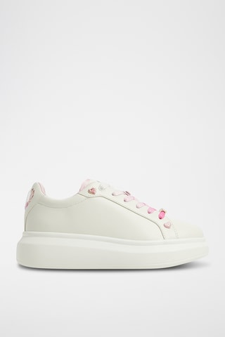 Baskets plateformes Claudie - Blanc