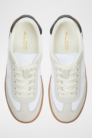 Baskets en cuir Clubstyle - Blanc et noir