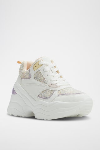 Baskets compensées Helynne - Blanc