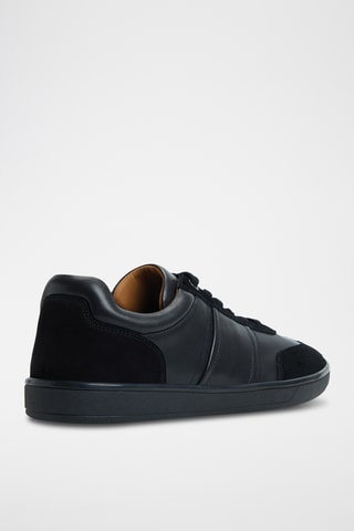 Baskets en cuir Langston - Noir