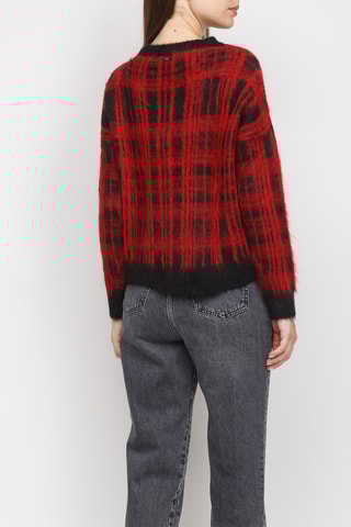 Pull en laine mérinos - Rouge