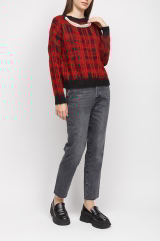 Pull en laine mérinos - Rouge