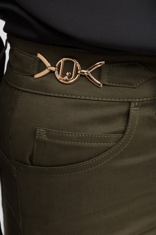 Pantalon flare - Kaki