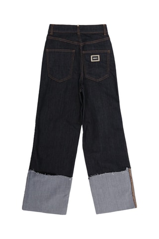 Pantalon flare - Bleu foncé