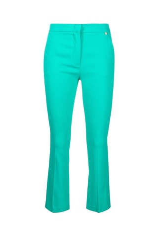 Pantalon taille haute - Turquoise