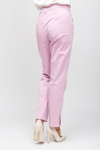 Chino taille haute - Rose