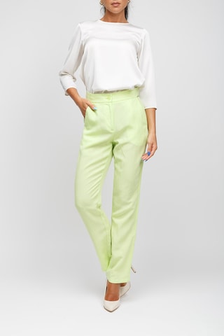 Pantalon taille haute - Vert