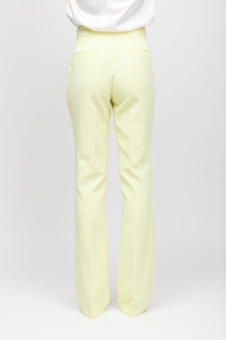 Pantalon taille haute - Jaune
