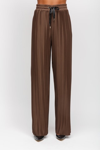 Pantalon plissé - Marron