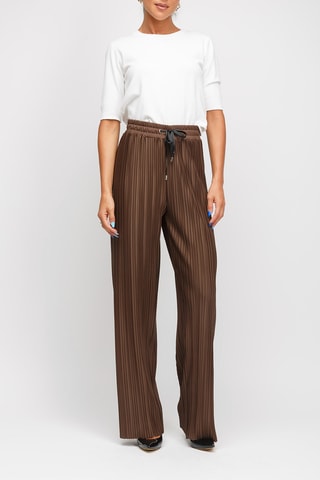 Pantalon plissé - Marron