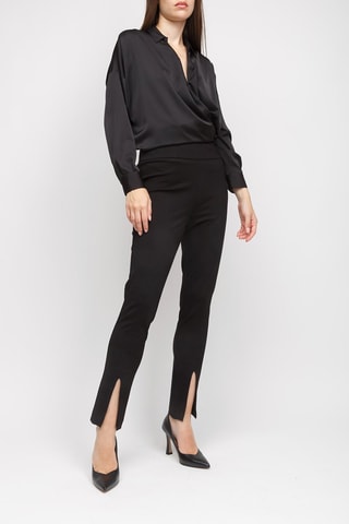 Pantalon taille haute - Noir
