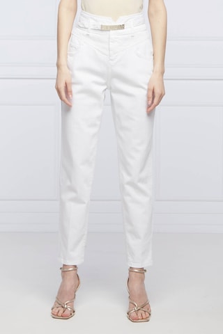 Pantalon taille haute - Blanc