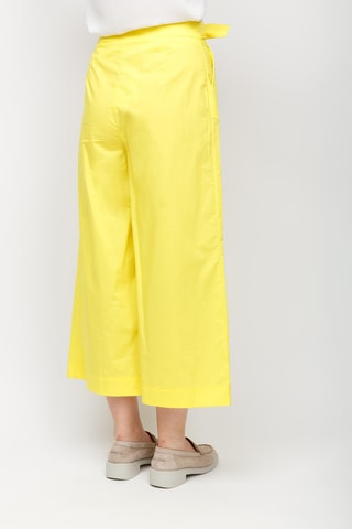 Pantalon wide legs - Jaune