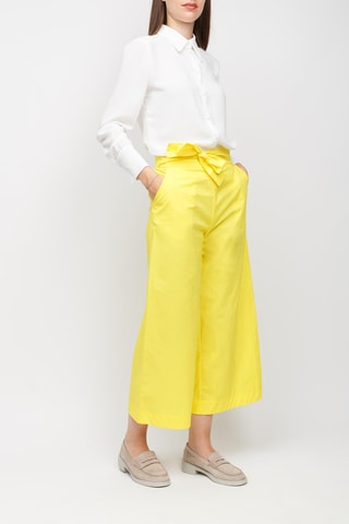 Pantalon wide legs - Jaune
